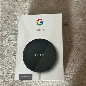 Nest Mini (2nd Generation) with Google Assistant - Charcoal